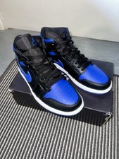Air Jordan 1 Mid (Hyper Royal - Blue / Black-White) - UK Men’s size 8