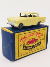 Matchbox Series Moko Lesney No45a Vauxhall Victor Yellow MINT IN NICE CRISP BOX 