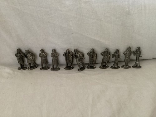 Pewter miniature figures - pewter,
