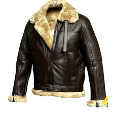 100% sheepskin WW2 B-3 Mens
