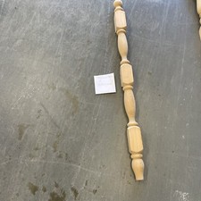 2 X Staircase Carved Newel Post 950 X 55mm Pine Spigot Spindle Pine Leg Posts