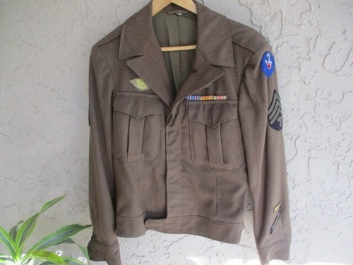 Vtg ww2 1940s military ike - military,