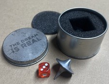 Bam Box  Inception "The Dream Is Real" Totem Set Red Dice Die Spinning Top Prop