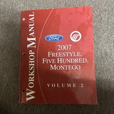 2007 - WORKSHOP MANUAL volume