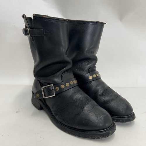 Vintage riveted engineer - vintage, boots