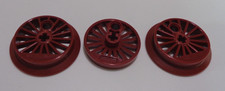 LEGO 85489 85489a 85489b Train Steam Locomotive Spoked Wheels Dark Red x1  set