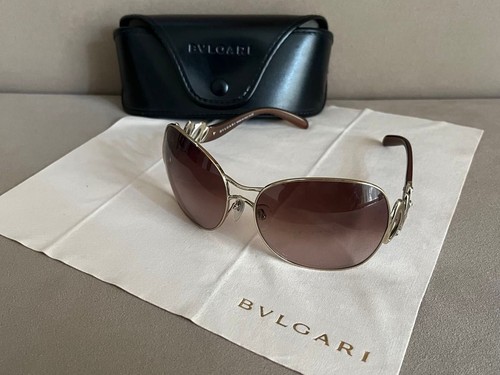 Bvlgari sunglasses brown - bvlgari, case