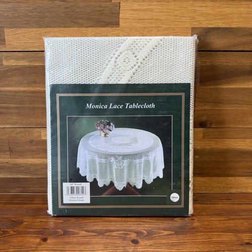 Monica lace tablecloth cream - monica,