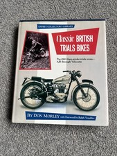 CLASSIC BRITISH TRIALS BIKES - DON MORLEY- AJS ARIEL BSA MATCHLESS NORTON ETC
