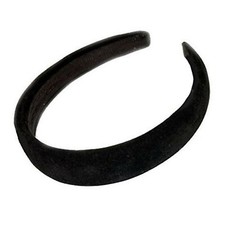 2.5cm Wide Black Velvet Alice
