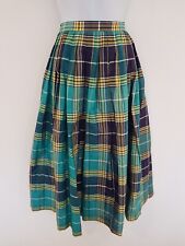 Vintage Skirt Tartan Kilt Midi