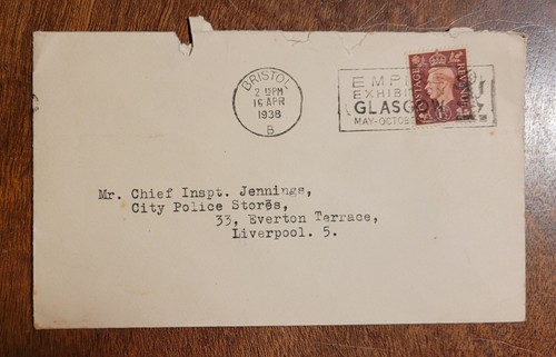 1938 kgvi cover - 1938,