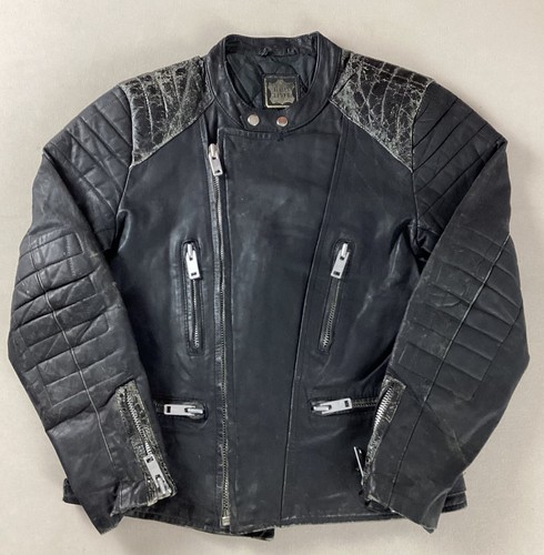 Vintage distressed leather - distressed,
