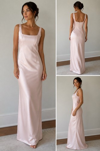 Vera wang vintage pink satin - wang,