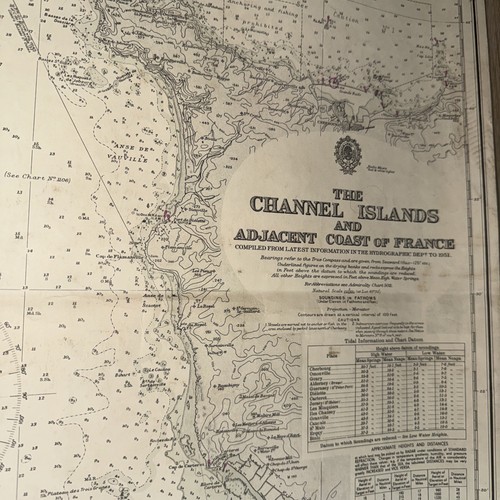 Vtg admiralty chart map - vtg, 2669