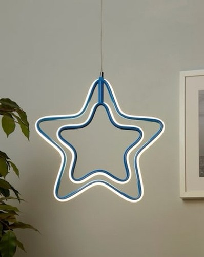 Next blue star led - star, ceiling