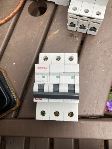 Mem mcb amp triple pole - pole, 3