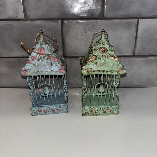 Vintage set metal bird - 2,