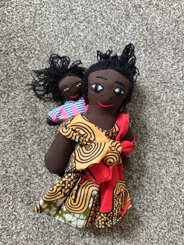 Vintage african dolls mum - vintage,