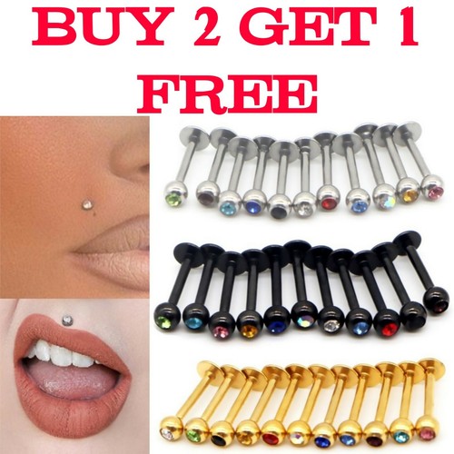 Tragus bar helix lip labret - lip,