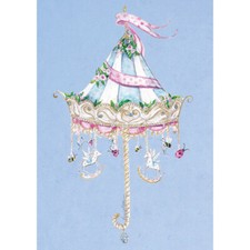 Carousel Parasol Art Greeting