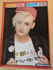 BOY GEORGE - Culture Club UK Clippings Article Pictures O529