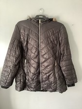 BOOHOO LADIES BLACK WINTER COAT SIZE UK 22