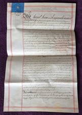 1872 Vellum Indenture Re: Biscathorpe, Lincs. Land Loan Co. To  London Assurance