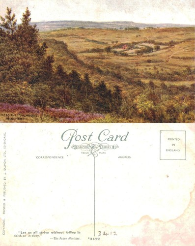 Vintage postcard across - across, the