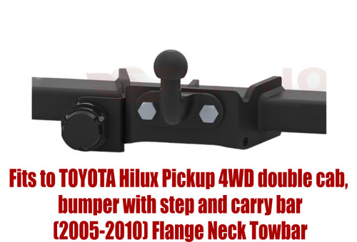 Flange neck tow bar - tow, toyota