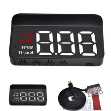 Car OBD2 HUD Head Up Display Over Speed Warning Speedometer Safe Projector UK