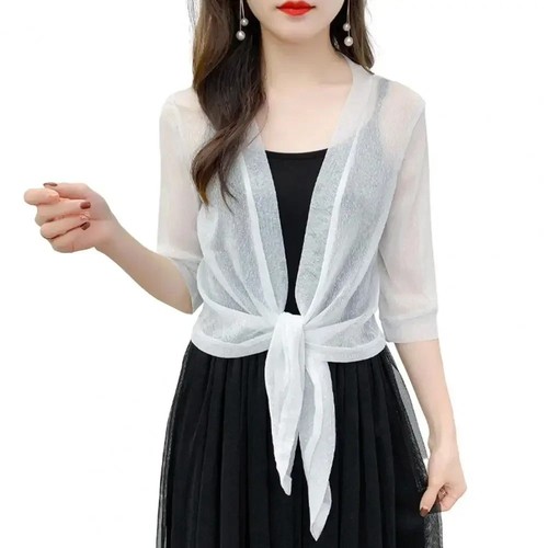 New womens tie open - open, front