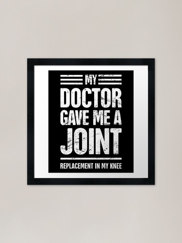 Funny joint replacement knee - joint,