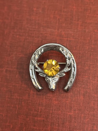 Vintage mizpah stag head - stag’s,