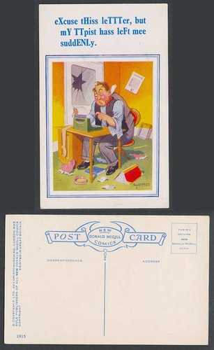 Donald mcgill old postcard - mcgill,