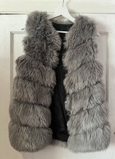 Women's Soft Grey Faux Fur