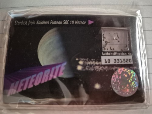 Meteorite stardust from - stardust,