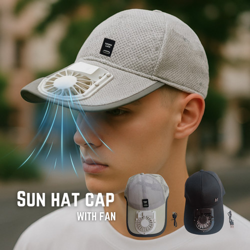 Cooling fan hat - fan, 3-speed