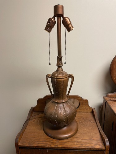 Antique miller lamp base for - antique,