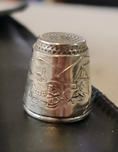 Vintage thimble metal - vintage,