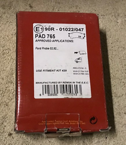 Front brake pads - brake, ford