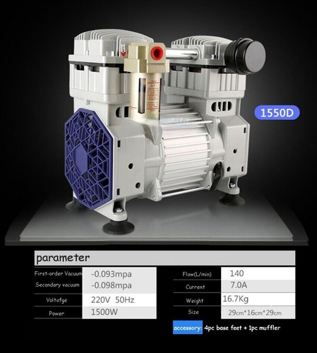 Oil free vacuum pump head - oil-free,