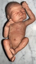 7" OOAK Polymer Clay NEWBORN