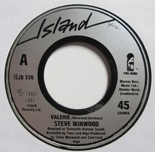 Steve Winwood ‎– 7" Juke