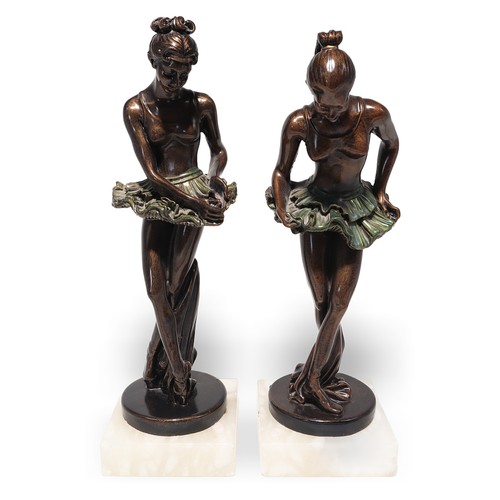 Art deco ballerina statue - art,