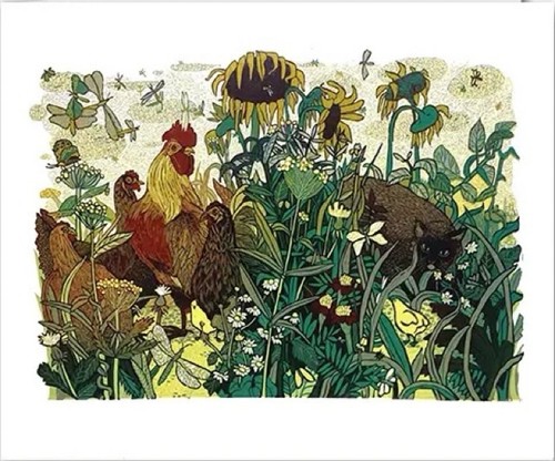 Hunter chickens hens - chickens,