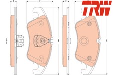 FRONT BRAKE PADS SET GDB1833