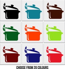 Kitchen Tile Stickers Vinyl Decals POTS  Tile Transfers Wall Stickers *2 sizes*