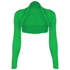 Womens Long Sleeve Cropped