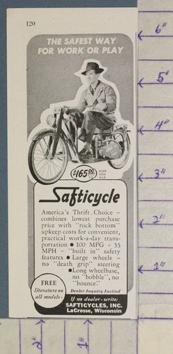 1948 safticycle bike moped - 1948,